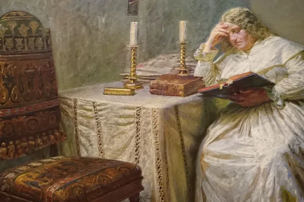 K. Zahrtmann, Leonora Christina nella Torre blu, 1891