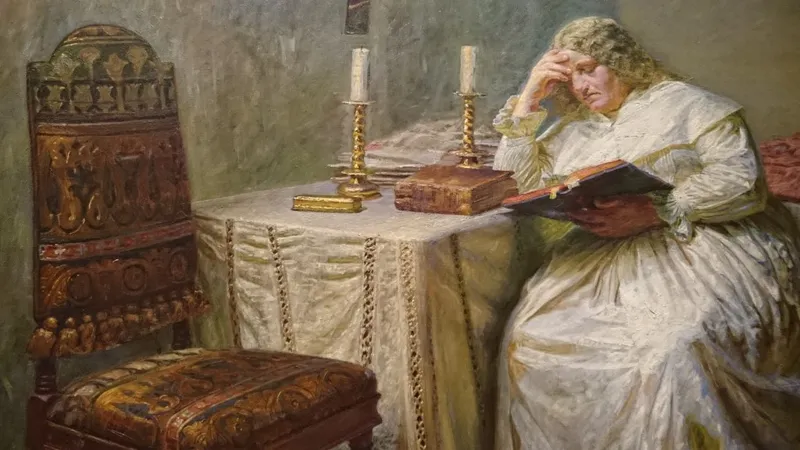 K. Zahrtmann, Leonora Christina nella Torre blu, 1891