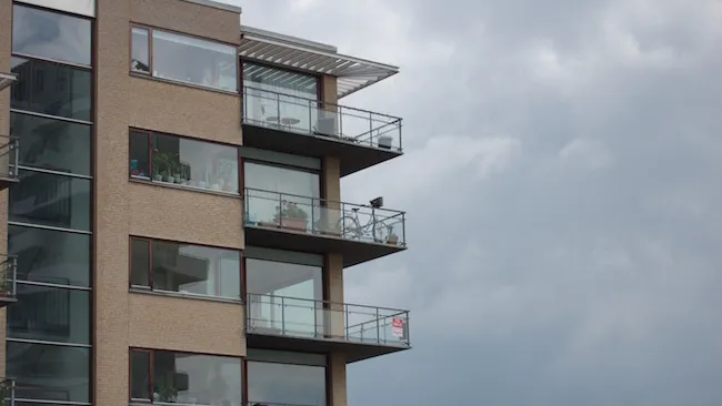 Appartamento di lusso in mattoni chiari con vista sul mare ad Amager