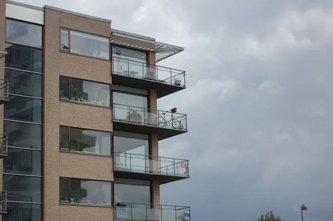 Appartamento di lusso in mattoni chiari con vista sul mare ad Amager